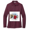 Women's Silk Touch Long Sleeve Polo Women's Silk Touch Long Sleeve Polo Thumbnail