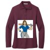 Women's Silk Touch Long Sleeve Polo Women's Silk Touch Long Sleeve Polo Thumbnail