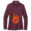 Women's Silk Touch Long Sleeve Polo Women's Silk Touch Long Sleeve Polo Thumbnail