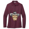 Women's Silk Touch Long Sleeve Polo Women's Silk Touch Long Sleeve Polo Thumbnail