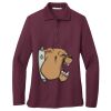Women's Silk Touch Long Sleeve Polo Women's Silk Touch Long Sleeve Polo Thumbnail