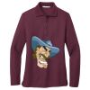 Women's Silk Touch Long Sleeve Polo Women's Silk Touch Long Sleeve Polo Thumbnail