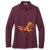 Women's Silk Touch Long Sleeve Polo Thumbnail