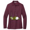 Women's Silk Touch Long Sleeve Polo Women's Silk Touch Long Sleeve Polo Thumbnail