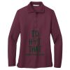 Women's Silk Touch Long Sleeve Polo Women's Silk Touch Long Sleeve Polo Thumbnail