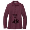 Women's Silk Touch Long Sleeve Polo Women's Silk Touch Long Sleeve Polo Thumbnail