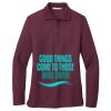 Women's Silk Touch Long Sleeve Polo Women's Silk Touch Long Sleeve Polo Thumbnail