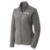 Women's Heather Microfleece Full Zip Jacket Women's Heather Microfleece Full Zip Jacket Thumbnail