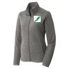Women's Heather Microfleece Full Zip Jacket Women's Heather Microfleece Full Zip Jacket Thumbnail