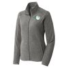 Women's Heather Microfleece Full Zip Jacket Thumbnail