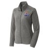 Women's Heather Microfleece Full Zip Jacket Women's Heather Microfleece Full Zip Jacket Thumbnail
