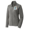 Women's Heather Microfleece Full Zip Jacket Women's Heather Microfleece Full Zip Jacket Thumbnail
