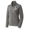 Women's Heather Microfleece Full Zip Jacket Women's Heather Microfleece Full Zip Jacket Thumbnail
