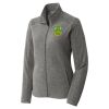 Women's Heather Microfleece Full Zip Jacket Women's Heather Microfleece Full Zip Jacket Thumbnail