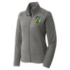 Women's Heather Microfleece Full Zip Jacket Women's Heather Microfleece Full Zip Jacket Thumbnail