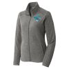 Women's Heather Microfleece Full Zip Jacket Women's Heather Microfleece Full Zip Jacket Thumbnail
