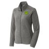 Women's Heather Microfleece Full Zip Jacket Women's Heather Microfleece Full Zip Jacket Thumbnail