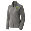 Women's Heather Microfleece Full Zip Jacket Women's Heather Microfleece Full Zip Jacket Thumbnail