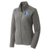 Women's Heather Microfleece Full Zip Jacket Women's Heather Microfleece Full Zip Jacket Thumbnail