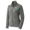 Women's Heather Microfleece Full Zip Jacket Women's Heather Microfleece Full Zip Jacket Thumbnail