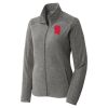 Women's Heather Microfleece Full Zip Jacket Women's Heather Microfleece Full Zip Jacket Thumbnail