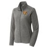 Women's Heather Microfleece Full Zip Jacket Women's Heather Microfleece Full Zip Jacket Thumbnail