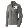 Women's Heather Microfleece Full Zip Jacket Women's Heather Microfleece Full Zip Jacket Thumbnail