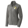 Women's Heather Microfleece Full Zip Jacket Women's Heather Microfleece Full Zip Jacket Thumbnail