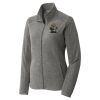 Women's Heather Microfleece Full Zip Jacket Women's Heather Microfleece Full Zip Jacket Thumbnail
