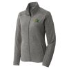 Women's Heather Microfleece Full Zip Jacket Women's Heather Microfleece Full Zip Jacket Thumbnail