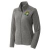 Women's Heather Microfleece Full Zip Jacket Women's Heather Microfleece Full Zip Jacket Thumbnail