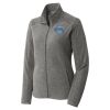 Women's Heather Microfleece Full Zip Jacket Women's Heather Microfleece Full Zip Jacket Thumbnail