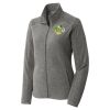 Women's Heather Microfleece Full Zip Jacket Women's Heather Microfleece Full Zip Jacket Thumbnail