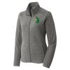 Women's Heather Microfleece Full Zip Jacket Women's Heather Microfleece Full Zip Jacket Thumbnail