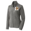 Women's Heather Microfleece Full Zip Jacket Women's Heather Microfleece Full Zip Jacket Thumbnail
