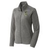 Women's Heather Microfleece Full Zip Jacket Women's Heather Microfleece Full Zip Jacket Thumbnail