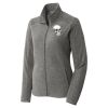 Women's Heather Microfleece Full Zip Jacket Women's Heather Microfleece Full Zip Jacket Thumbnail