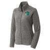 Women's Heather Microfleece Full Zip Jacket Women's Heather Microfleece Full Zip Jacket Thumbnail