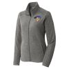 Women's Heather Microfleece Full Zip Jacket Thumbnail