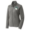 Women's Heather Microfleece Full Zip Jacket Women's Heather Microfleece Full Zip Jacket Thumbnail