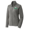 Women's Heather Microfleece Full Zip Jacket Women's Heather Microfleece Full Zip Jacket Thumbnail