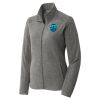 Women's Heather Microfleece Full Zip Jacket Women's Heather Microfleece Full Zip Jacket Thumbnail