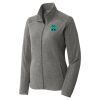 Women's Heather Microfleece Full Zip Jacket Women's Heather Microfleece Full Zip Jacket Thumbnail