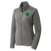Women's Heather Microfleece Full Zip Jacket Thumbnail