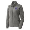 Women's Heather Microfleece Full Zip Jacket Women's Heather Microfleece Full Zip Jacket Thumbnail