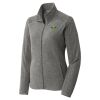 Women's Heather Microfleece Full Zip Jacket Women's Heather Microfleece Full Zip Jacket Thumbnail