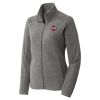 Women's Heather Microfleece Full Zip Jacket Women's Heather Microfleece Full Zip Jacket Thumbnail