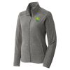 Women's Heather Microfleece Full Zip Jacket Women's Heather Microfleece Full Zip Jacket Thumbnail