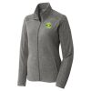 Women's Heather Microfleece Full Zip Jacket Women's Heather Microfleece Full Zip Jacket Thumbnail