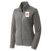 Women's Heather Microfleece Full Zip Jacket Women's Heather Microfleece Full Zip Jacket Thumbnail